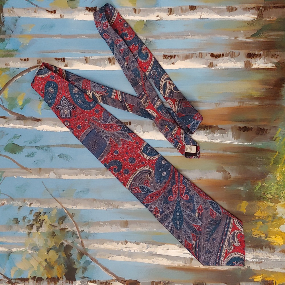 USA Made Reed St. James Paisley Floral Tie